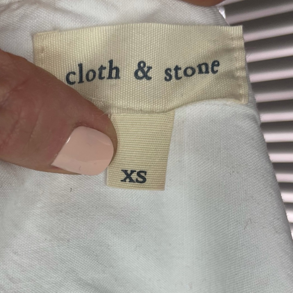 Cloth And Stone White Button Up - image 4